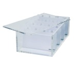 MAUL Trieur de cartes de visite acrylique avec couvercle, 11,4x19x7cm, transparent