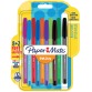 Paper Mate stylo bille InkJoy 100 avec capuchon, blister 8 + 2 gratuit