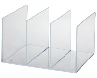 MAUL catalogusrek acryl 3-vaks 27x20.8x15.8cm