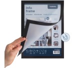 Black A5 self-adhesive info frame Europel