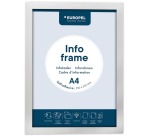 Cadre info Europel autocollant A4 argent