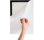 Cadre info Europel autocollant A4 argent