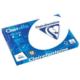 Clairefontaine Clairalfa papier de présentation A3, 300 g, paquet de 125 feuilles