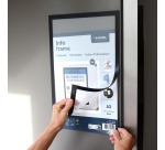 Europel magnetisch kader, zwart, ft A3, pak van 5 stuks