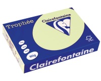 Clairefontaine Trophée gekleurd papier, A4, 80 g, 500 vel, lichtgroen