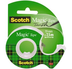 Scotch Magic Tape, 19 mm x 7.5 m, blister with dispenser