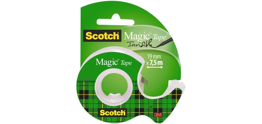 Scotch Magic Tape, 19 mm x 7.5 m, blister with dispenser