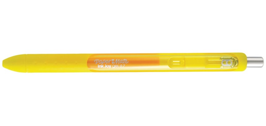 Paper Mate InkJoy Gel roller, moyenne, jaune (yellow twist)