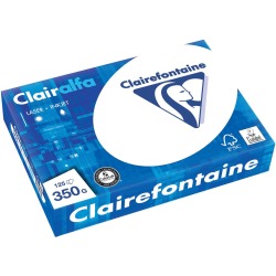 Clairefontaine Clairalfa papier de présentation, A4, 350 g, paquet de 125 feuilles