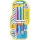 Paper Mate Inkjoy Quatro Joie de Vivre stylo 4 couleurs, moyen, 4 couleurs d'encre classique, blister 2 +