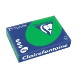 Clairefontaine Trophée Intens, papier couleur, A4, 80 g, 500 feuilles, vert billard