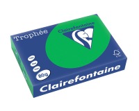 Clairefontaine Trophée Intens, papier couleur, A4, 80 g, 500 feuilles, vert billard