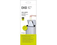 Sac poubelle EKO MDPE type B avec lien coulissant 40x45cm 7-9L blanc 25 pièces