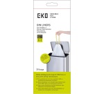 Afvalzak EKO MDPE type F1 met trekband 49x68cm 18-28L wit rol à 20 stuks
