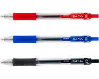 ZEBRA Sarasa gel ink rollerball, 0.5 mm, assorted colors