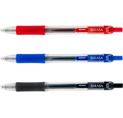 ZEBRA Sarasa gelroller, 0,5 mm, geassorteerde kleuren