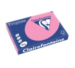 Clairefontaine Trophée Pastell, farbiges Papier, A3, 80 g, 500 Blatt, intensives Rosa