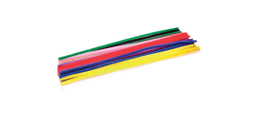 Bouhon chenille twine ft 6 x 300 mm, 50 pieces