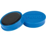 Aimant Nobo 30mm bleu 4 pièces