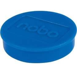 Nobo Magnet 30mm Blue Pack of 4