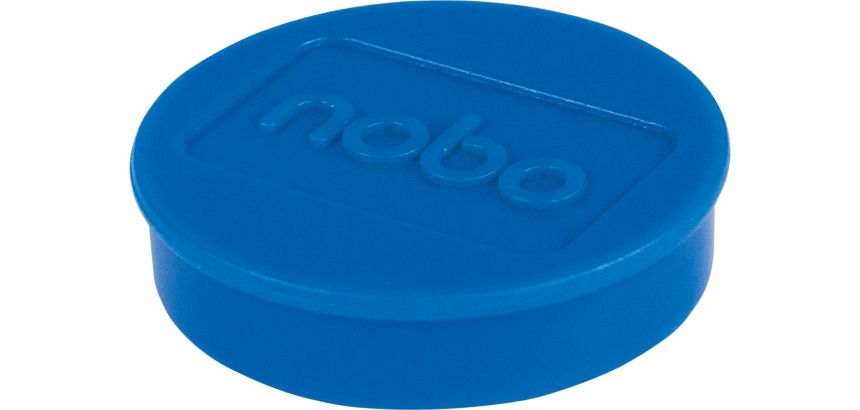 Nobo Magnet 30mm Blue Pack of 4