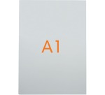 Nobo couvertures de reserve pour porte-affiche A1 (Nobo réf 1902206), paquet de 2 pièces