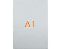 Nobo couvertures de reserve pour porte-affiche A1 (Nobo réf 1902206), paquet de 2 pièces