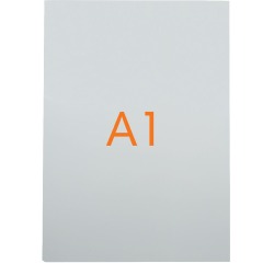 Nobo couvertures de reserve pour porte-affiche A1 (Nobo réf 1902206), paquet de 2 pièces