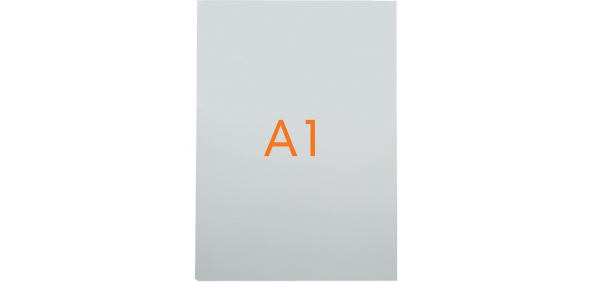 Nobo couvertures de reserve pour porte-affiche A1 (Nobo réf 1902206), paquet de 2 pièces