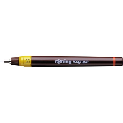 Rotring plume à dessin Isograph 0,35 mm, jaune