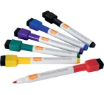 Rexel Mini Whiteboard Marker Assorted 6 Pieces