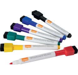 Marqueur tableau blanc Rexel Mini assorti 6 pièces