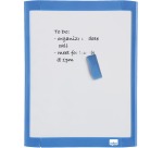 Tableau blanc Nobo 21,6x28cm magnétique assorti