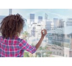 Nobo Instant Dry Erase Film, 60 x 80 cm, Roll of 25 Sheets, Transparent