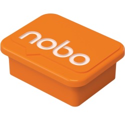 Aimant Nobo 22m orange 4 pièces