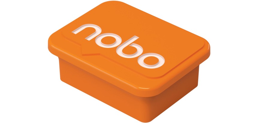 Magnet Nobo 22 m orange 4 Stück