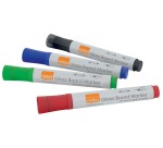 Nobo Glass Board Marker Assorted Pack of 4