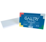 Gallery fiches blanches ft 7,5 x 12,5 cm, uni, paquet de 100 pièces