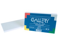 Gallery fiches blanches ft 7,5 x 12,5 cm, uni, paquet de 100 pièces