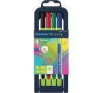 Schneider stylo feutre Line-Up, etui de 4 pièces en couleurs assorties