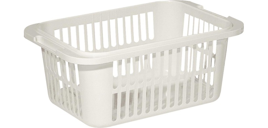 Curver Lingo Korb mit Linie, 66,5 x 43,5 x 38 cm, hellgrau