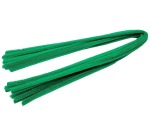 Bouhon chenille string green, pack of 10 pieces