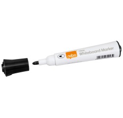 Whiteboardmarker Nobo Glide rond zwart 2mm