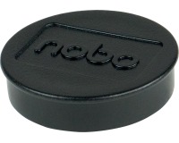 Aimant Nobo 38mm noir 10 pièces