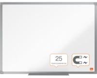 De_pizarra blanca nobo essence acero vitrificado magnetica 600x450 mm