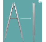 Nobo Essence stoepbord, uit aluminium, ft A1
