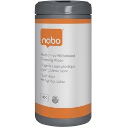 Nobo vochtige reinigingsdoekjes voor whiteboard, 100 stuks
