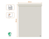 Papier chevalet Nobo Standard 65x95cm double-face rouleau 50 feuilles
