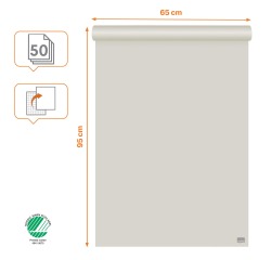 Papier chevalet Nobo Standard 65x95cm double-face rouleau 50 feuilles