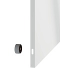 Nobo Infinity frameless whiteboard, steel, magnetic, 90 x 60 cm